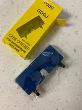 Llave para Mesa de dos garras, cubierta trasera de reloj, herramienta de apertura, removedor Rectangular ajustable, Kit de reparación de reloj, ajustador de calibre de 52mm