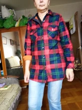 Plaid Shirt Tops Check Blouse Velvet Warm Long Winter Women's Blusas Female Full-Sleeve