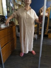 Sundress Long-Shirt Lapel-Neck Loose ZANZEA Vestido Casual Elegant Women Autumn Plus-Size