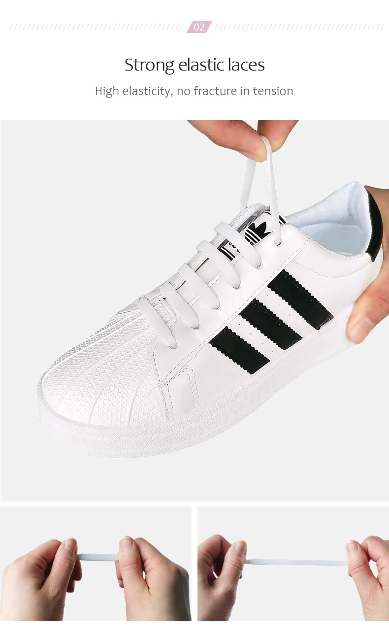 Lacets Élastiques Noirs