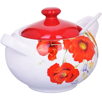

Sugar Bowl 3PR 375 ml poppies Loraine 26371