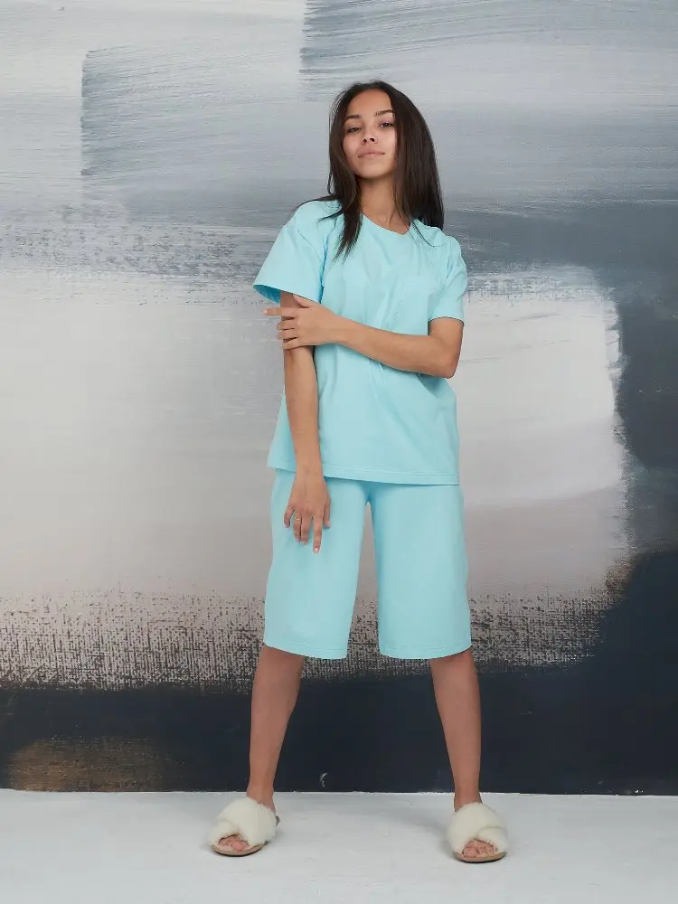 Домашняя одежда Exalta club женская футболки шорты футболка оверсайз Oversized t-shirt T-shirts