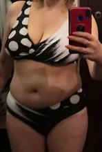 Bikini de talla grande para mujer, bañador Sexy de realce, conjunto de Bikini de cintura alta, traje de baño brasileño, ropa de playa 2021