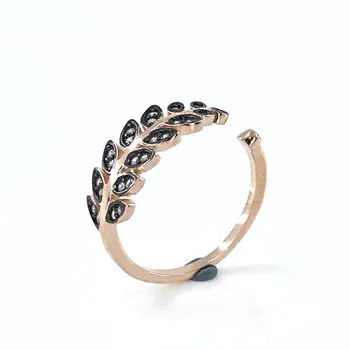 

Olive Branch Leaf Unconscionable Silver Ring