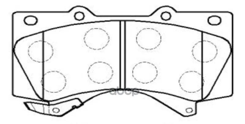 Колодки Тормозные Дисковые Передние Toyota Land Cruiser 4.7 V8/4.5d V8 08 Ckt-61 Ctr арт. CKT-61