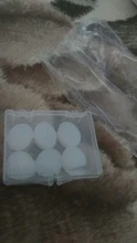 Tapones protectores para los oídos de silicona suave, impermeables, antiruido, para natación y deportes acuáticos, 6 uds.