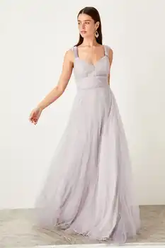

Trendyol Sleeve Detail Evening Dress TPRSS19VF0045