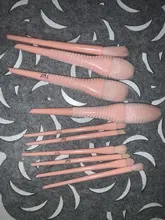 Eyeshadow Blending-Brush-Set Foundation-Powder Blush Eyebrow-Kabuki Natural-Hair Professional