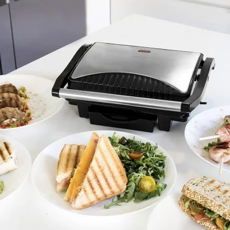 Cacotec Rock'nGrill 1000 Вт электрический гриль и сэндвич производитель экологическое
