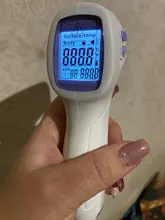 Termómetro Digital LED infrarrojo para niños y adultos, Sensor de temperatura sin contacto para la frente del bebé