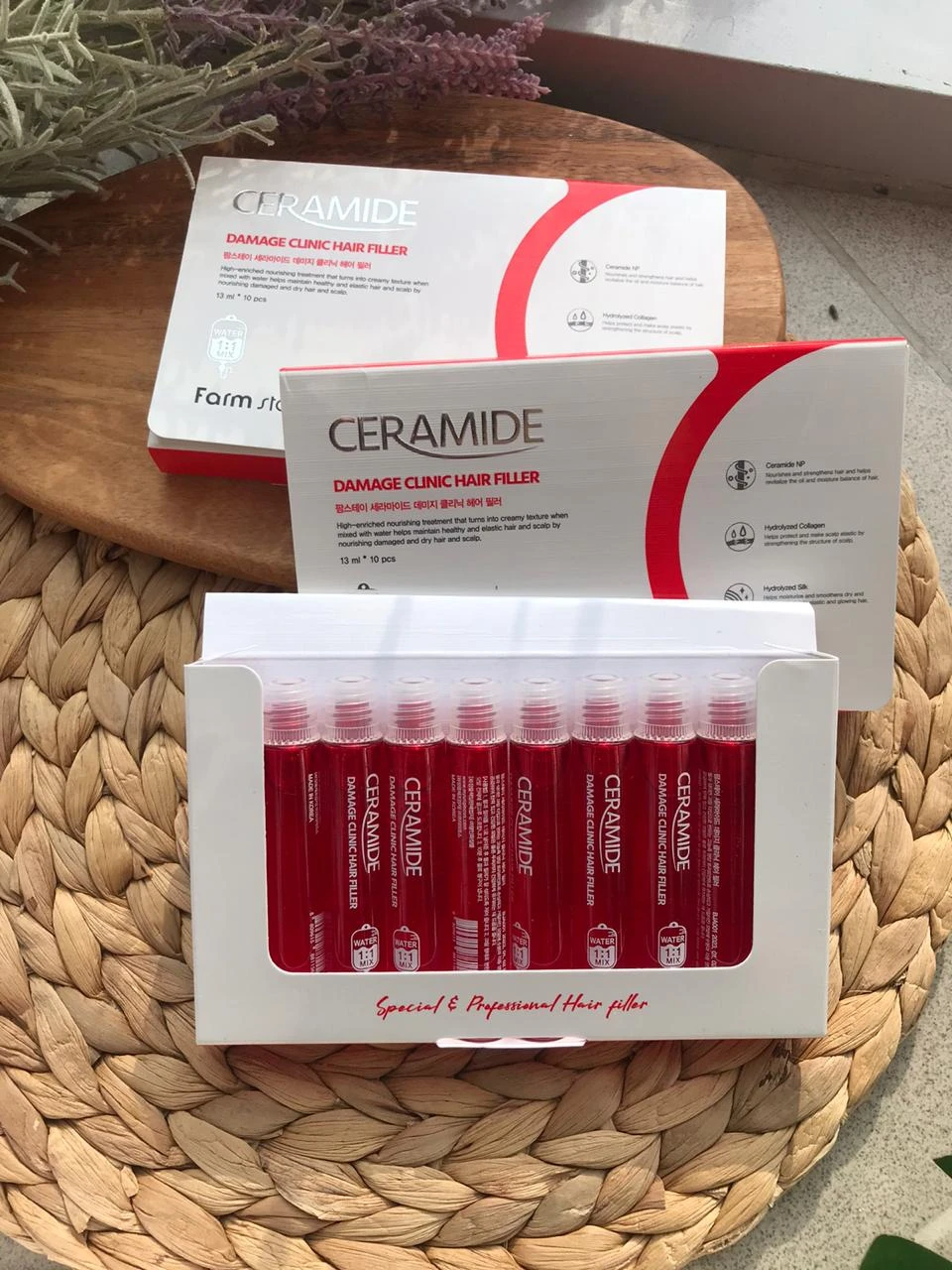 Farmstay ceramide damage clinic hair filler hair filler|Hair & Scalp  Treatments| - AliExpress