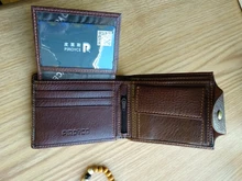 Cartera corta de alta calidad para hombre, monedero de cuero genuino, garantía de calidad, novedad de 2018, envío gratis