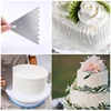 6Pcs/set Aluminum Alloy Turntable Cake Decoration Accessories Set Cake Tools Metal Stainless Steel Pastry Spatula Scraper ► Photo 2/6