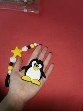 Joepada collar dentición bebé precioso Koala búho caballo del bebé mordedor Molar juguete para regalo mapache perlas de silicona de grado de alimentos