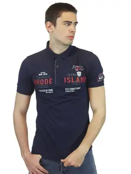 

Navy blue Crested Men 'S T-Shirt (DARK BLUE)