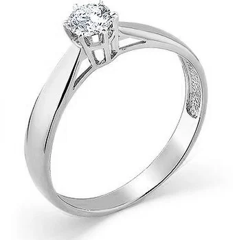 

Master brilliant ring with 1 white gold diamond
