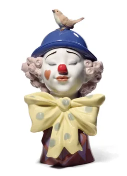 

NAO Figure Friend The Clown. Sculpture Decoration. Clown Porcelain