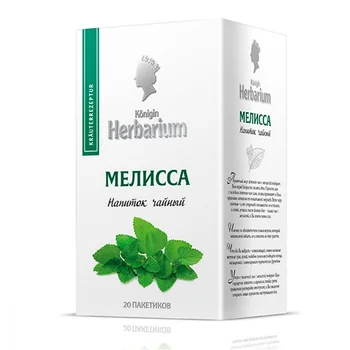 

Tea Konigin Herbarium "Melissa", green with Melissa, 20 sachets