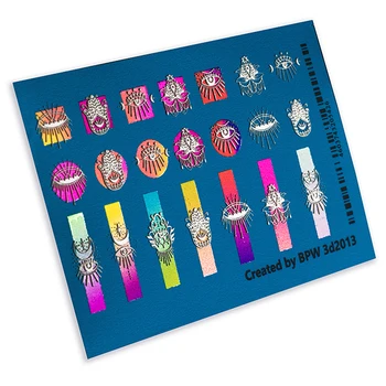 

Slider design 3D Ethnic elements, BPW. style, water nail sticker, 3d2013