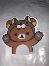 10/50/100 unids/set Kawaii Rilakkuma oso pegatinas con dibujos animados para guitarra DIY juguete bicicleta portátil monopatín equipaje Decoración