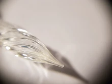 Uds paquete seguro de vidrio Vintage Dip inmersión sostenedor de la pluma firma de tinta plumas fuente de cristal hecho a mano Dip pluma fuente