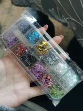 Manicure-Nail-Decoration Sequins-Polish Nail-Art Glitter-Flakes Fruits Fluorescence Heart