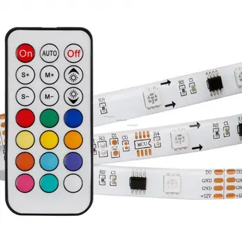 

021213(1) ribbon spi-5000se-5060-30 12v CX3 RGB-remote (10mm, 7.2W, IP65)-1 set Arlight