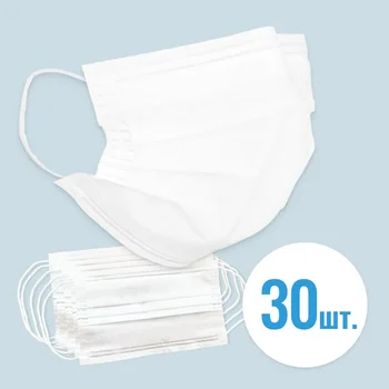

Mask disposable double layer ecosapiens, 30 PCs Per set, es-603-30, set of 30 masks per pack