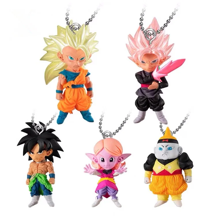 

Original Bandai Dragonball Super UDM Burst 38 Son Gokou Black Gokou Android 19 figure set