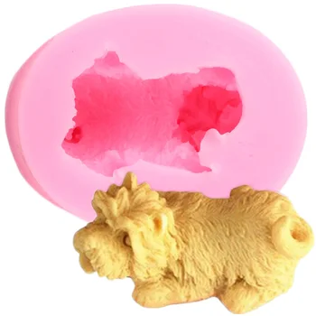 

Schnauzer Dog Handmade Soap Silicone Mold Baking Cake Decorating Tools Party Cupcake Topper Fondant Mould Candy Chocolate Molds