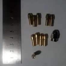 Caliente 11 unids/set latón portabrocas Collet Bits de 0,5-3,2mm 4,8mm mango tuerca de reemplazo para Dremel herramienta rotativa
