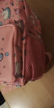 Mochila escolar para niñas, morral infantil de color rosa con estampado morado, bonito bolso escolar para guardería, impermeable, envío directo