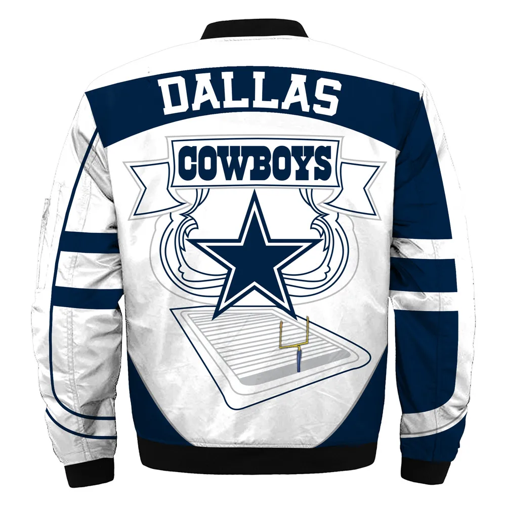 Buy Dallas Cowboys B.0.mber Jacket Winter Coat Gift For Men - HomeFavo