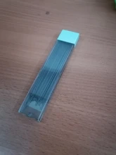 100 unids/caja 0,5/0,7mm grafito plomo 2B lápiz mecánico sustituir el plomo lápiz borrable escritura suave dibujo papelería