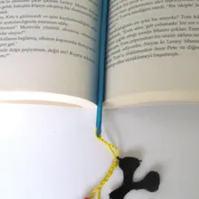 Pafuli ручной работы войлочный светильник для книг черный-Y