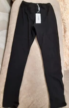 Mallas cálidas y gruesas para niña, pantalones de algodón con cintura elástica, pantalones ceñidos de niña