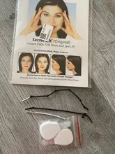 40 unids/set adhesivos faciales para rostro fino e invisible línea de arrugas flácida piel en forma de V cinta de elevación Facial Scotch para cara