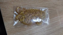Clip Hoop Hair-Ring Braid-Tool Bead-Cuff Dreadlock Silver/rhodium 10mm 50pcs/Lot Circle