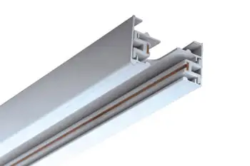 

Only guide rail Mono phase by 1 meter white color for lengthening without power connector and caps closures