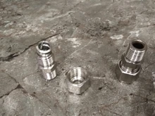 Fitting-Tube Ferrule-Connector Pipe LOK Straight-Conversion-Adapter Steel YDF-LOK 304