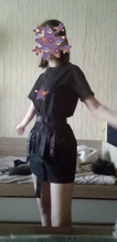 Una línea de mujeres de la cremallera Mini carga faldas bolsillos fajas vestido de falda corta de Damas verano 2020 Sexy negro caqui femenino