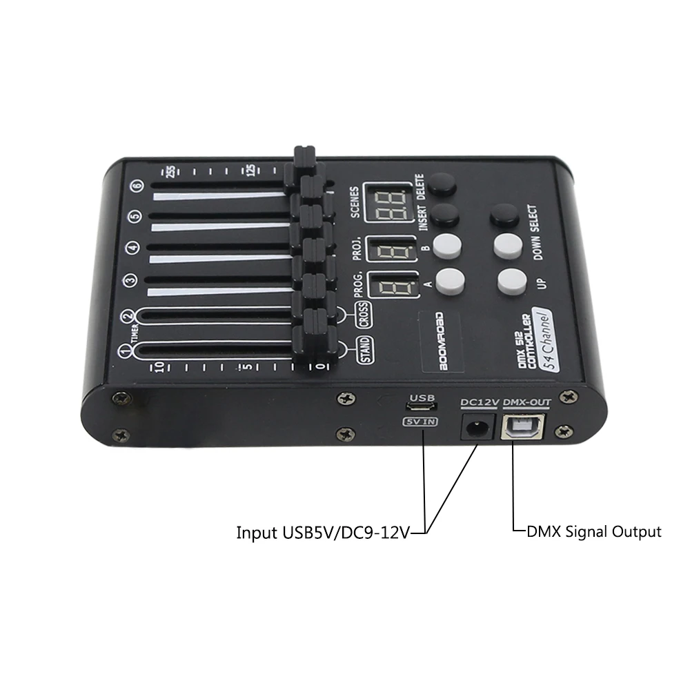 Mini Stage Lighting Effect DJ Controller Disco Light Dmx Controller Led Stage Light 54ch DJ Console Powered By Power Bank disco light led stage light dmx controller