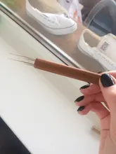 Alileader Crochet aguja de gancho de pelo aguja de tejer para trenzas de punto y ganchillo agujas para Jumbo trenzado giro 1 unids/lote