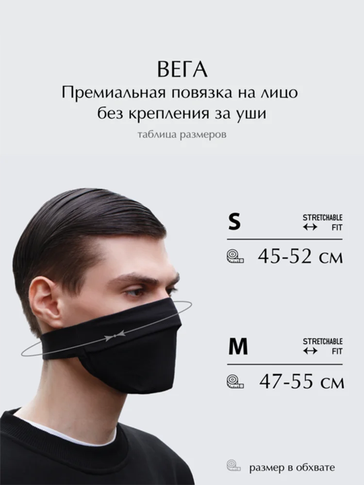Рисунок 4 - Маска из антибактериальной ткани с ионами серебра