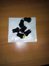Push-Button Switch Self-Lock/momentary 12mm DS428 6pcs 3A DS-228 Off-On 3a/125vac