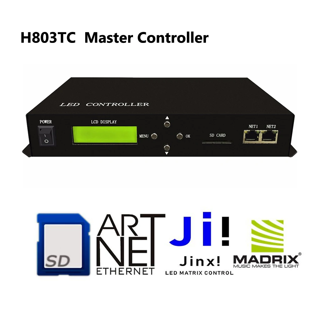 Светодиодный онлайн/Автономный мастер контроллер H803TC Artnet Jinx! Консоль 170000