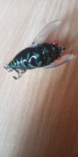 Fishing-Lures Wing Popper Hard-Bait Topwater-Wobbler Insect Simulation-Cicada Artificial