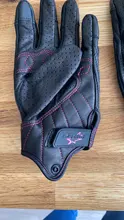 Guantes táctiles de cuero para motocicleta, para Mujer, para ciclismo, Motocross, para carreras, XS S M