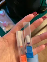 Brocas de cerámica para uñas, fresa eléctrica, pulidora para manicura, pulidor de uñas, accesorios de equipo de arte de uñas, 1 ud.