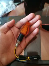 Luces LED intermitentes universales para motocicleta, intermitente trasero de 12V para Cafe Racer Honda BMW Yamaha, 2 uds.